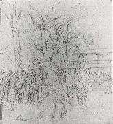 Alfred R. Waud General Lee Leaving Appomattox,April 9.1865 oil painting